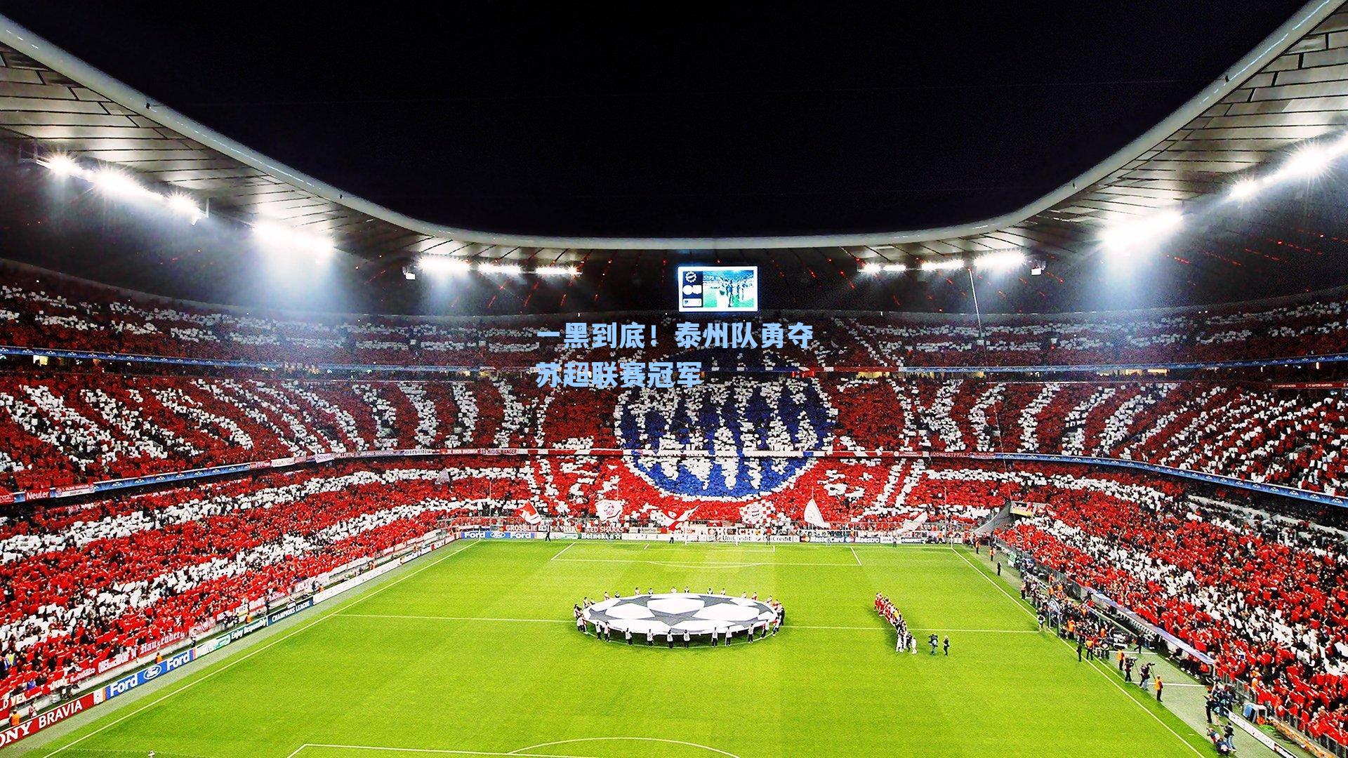 一黑到底！泰州队勇夺苏超联赛冠军