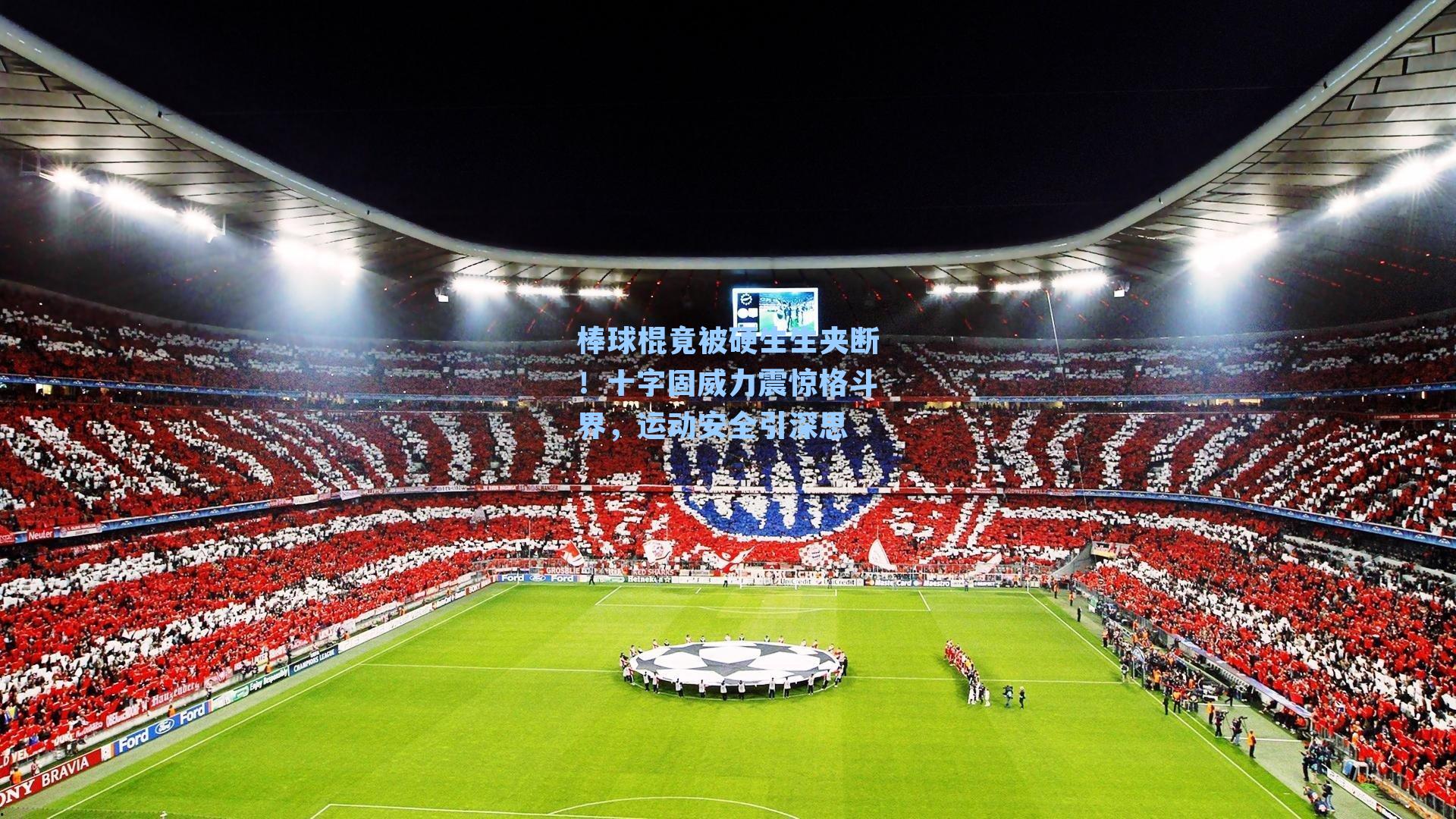 棒球棍竟被硬生生夹断！十字固威力震惊格斗界，运动安全引深思